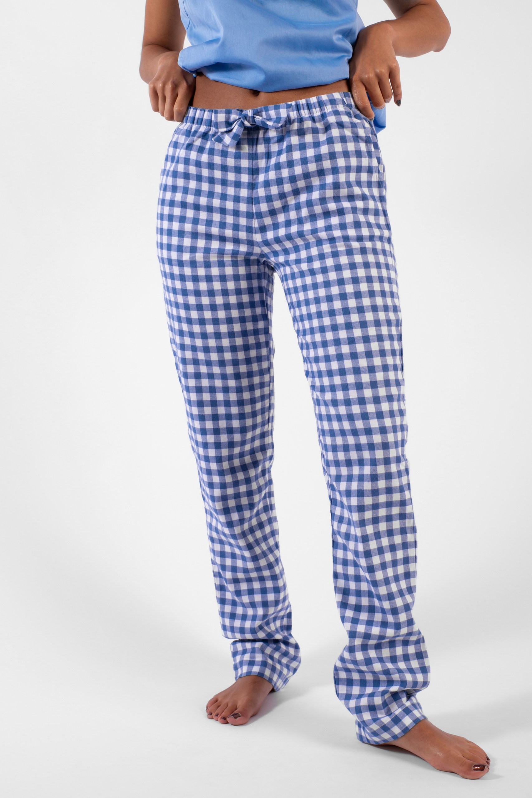 pyjama-femme-flanelle-646jpw-1.jpg Pantalon pyjama Carreaux Flanelle Femme | Maître Renard – Image 1