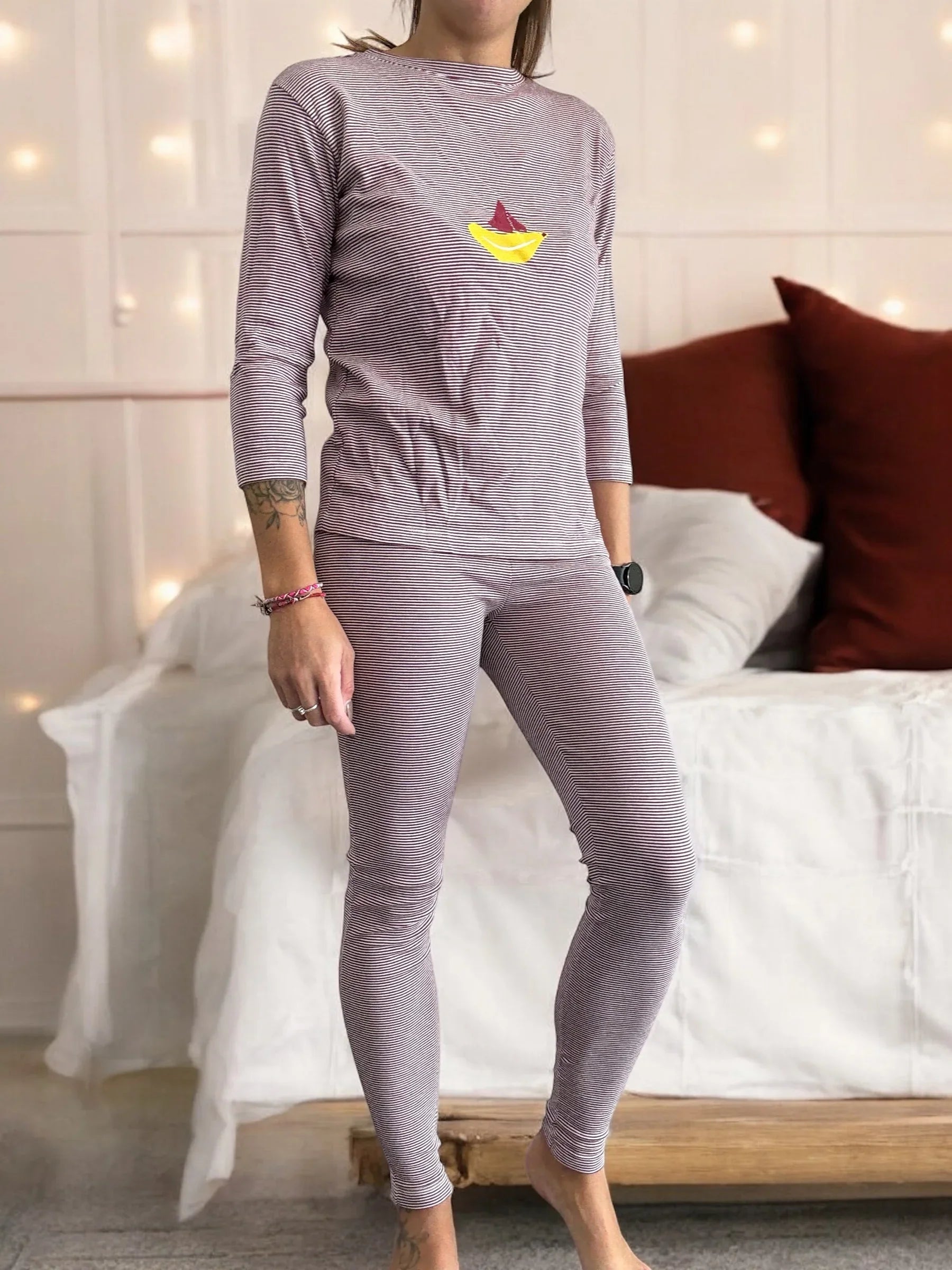 pyjama-femme-petit-bateau-748vgv-1.jpg Pyjamas femme en coton : confort et douceur pour la nuit – Le Petit Placard – Image 1