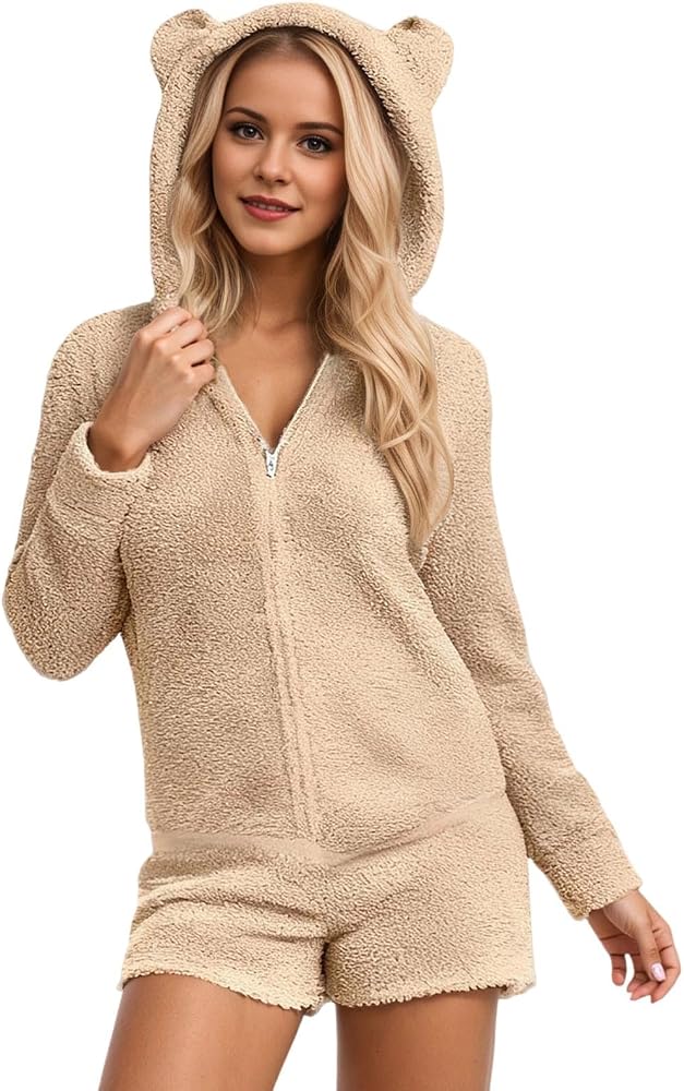 pyjama-femme-pilou-pilou-021vky-1.jpg LKRSEEF Pilou Femme Combinaison Pyjama Sexy Hiver Grande Taille Chaud Polaire Adulte Et Doux Grenouillère : Amazon.fr: Mode – Image 1