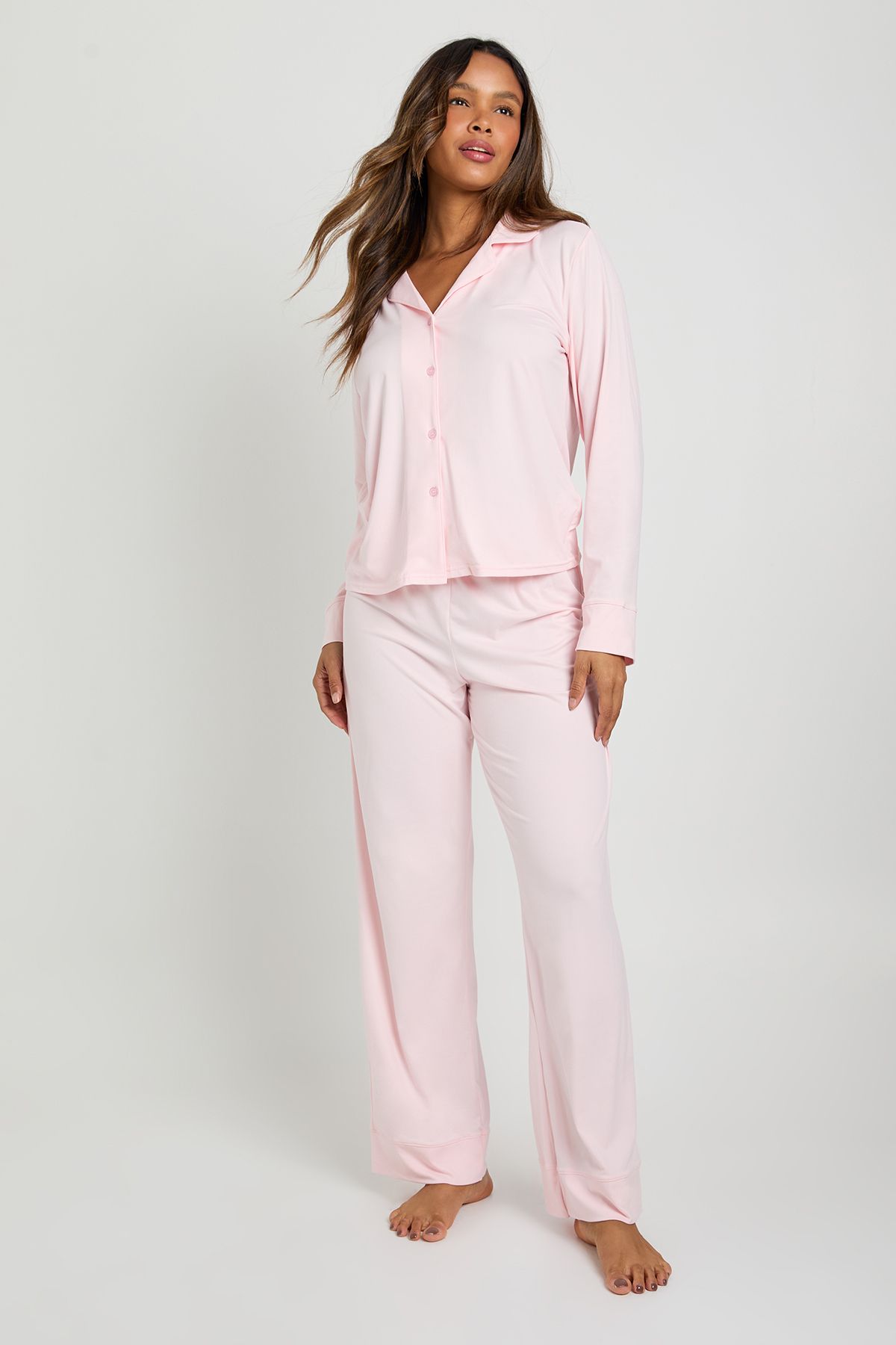 pyjama-femme-soldes-130zvm-1.jpg Soldes Vêtements de nuit | Promos pyjamas | boohoo FR – Image 1