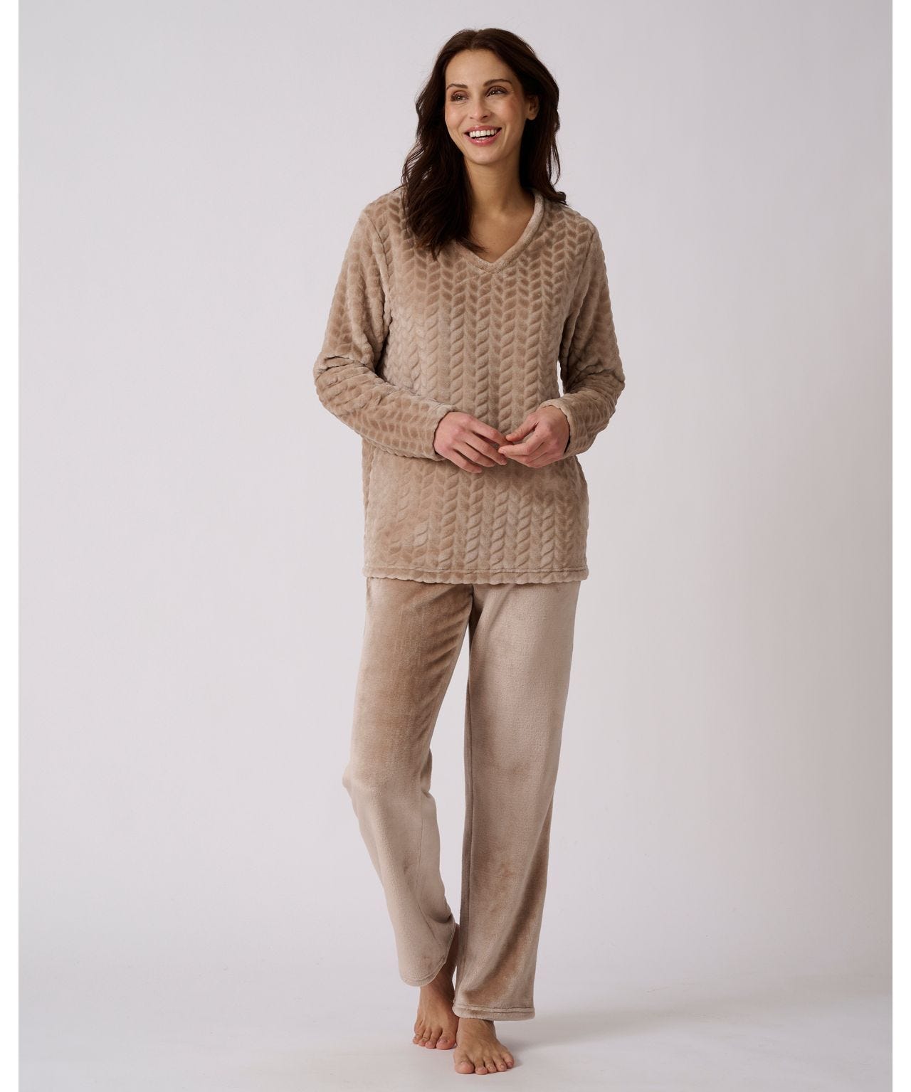 pyjama-femme-soldes-675bxv-1.jpg Pyjamas femme du XS au 2XL Vêtements de nuit Damart – Image 1
