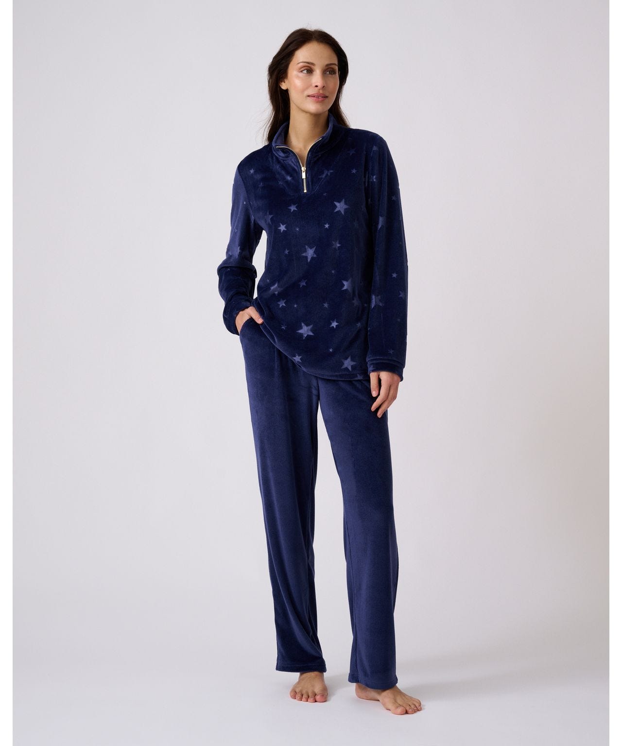 pyjama-femme-soldes-791vij-1.jpg Pyjamas femme du XS au 2XL Vêtements de nuit Damart – Image 1