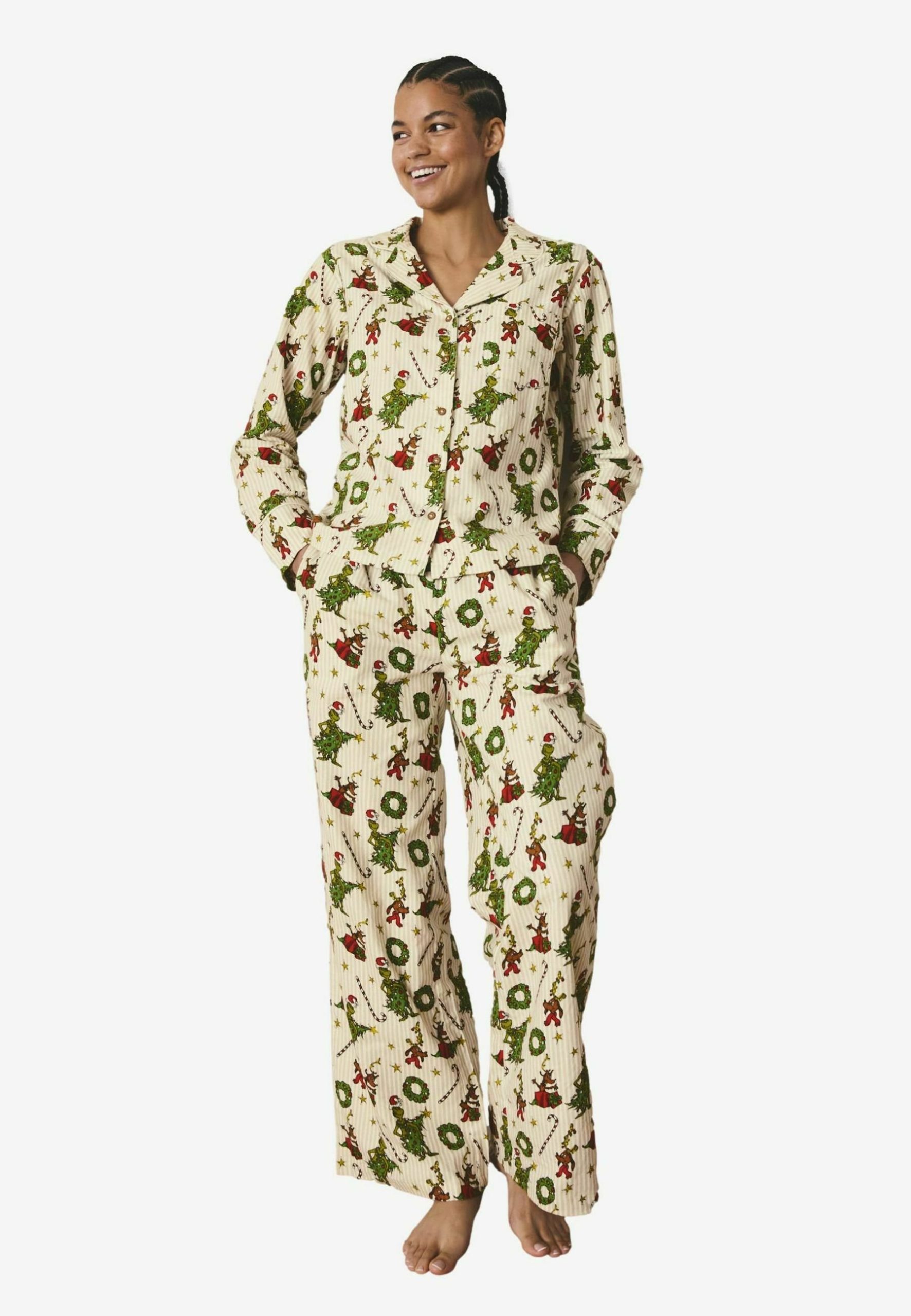 pyjama-grinch-446bok-1.jpg Next TALL SET Pyjama cream the grinch/beige ZALANDO.FR – Image 1