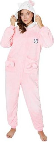 pyjama-hello-kitty-femme-598axk-1.jpg Hello Kitty Sanrio Pyjama Combinaison Femme et Ado en Polaire avec Capuche, Anime Grenouillère Douce, Idée Cadeau Femme (2XL, Rose) dès 32,59 € sur Stylight – Image 1