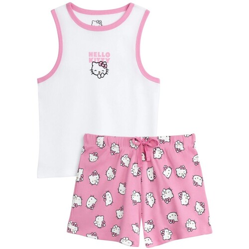 pyjama-hello-kitty-femme-928xtn-1.jpg HELLO KITTY Pyjamas / Chemises de nuit femme taille EU S Livraison Gratuite | Spartoo – Image 1