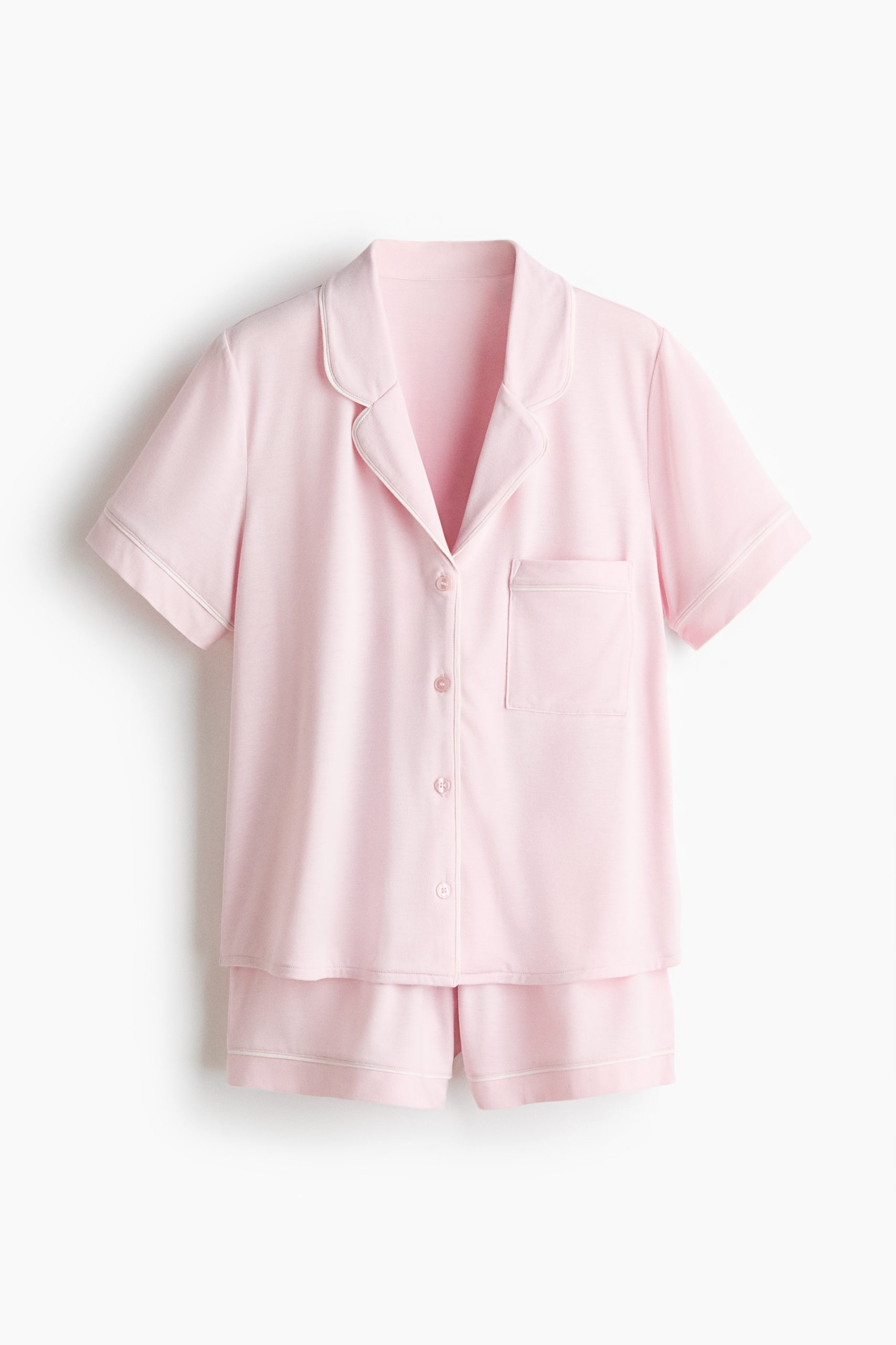 pyjama-hm-883vnv-1.jpg Pyjama en viscose mélangée Noir FEMME | H&M FR – Image 1