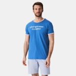 Pyjama Night Homme Arthur x Roland Garros Bleu | Roland Garros Boutique