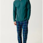 Pyjama long jersey 100% coton bio Ulysse Arthur (Multicolore)