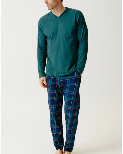 pyjama-homme-arthur-903uqy-1.jpg Pyjama long jersey 100% coton bio Ulysse Arthur (Multicolore) – Image 1