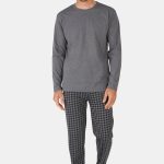 Pyjama en jersey de coton léger Karl Tradi