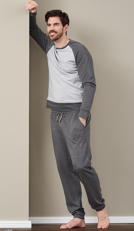 pyjama-homme-coton-767nop-1.jpg Pyjama homme gris Taille XXL – Image 1