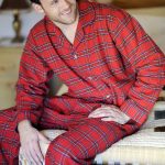 Pyjama traditionnel irlandais mixte carreaux flanelle