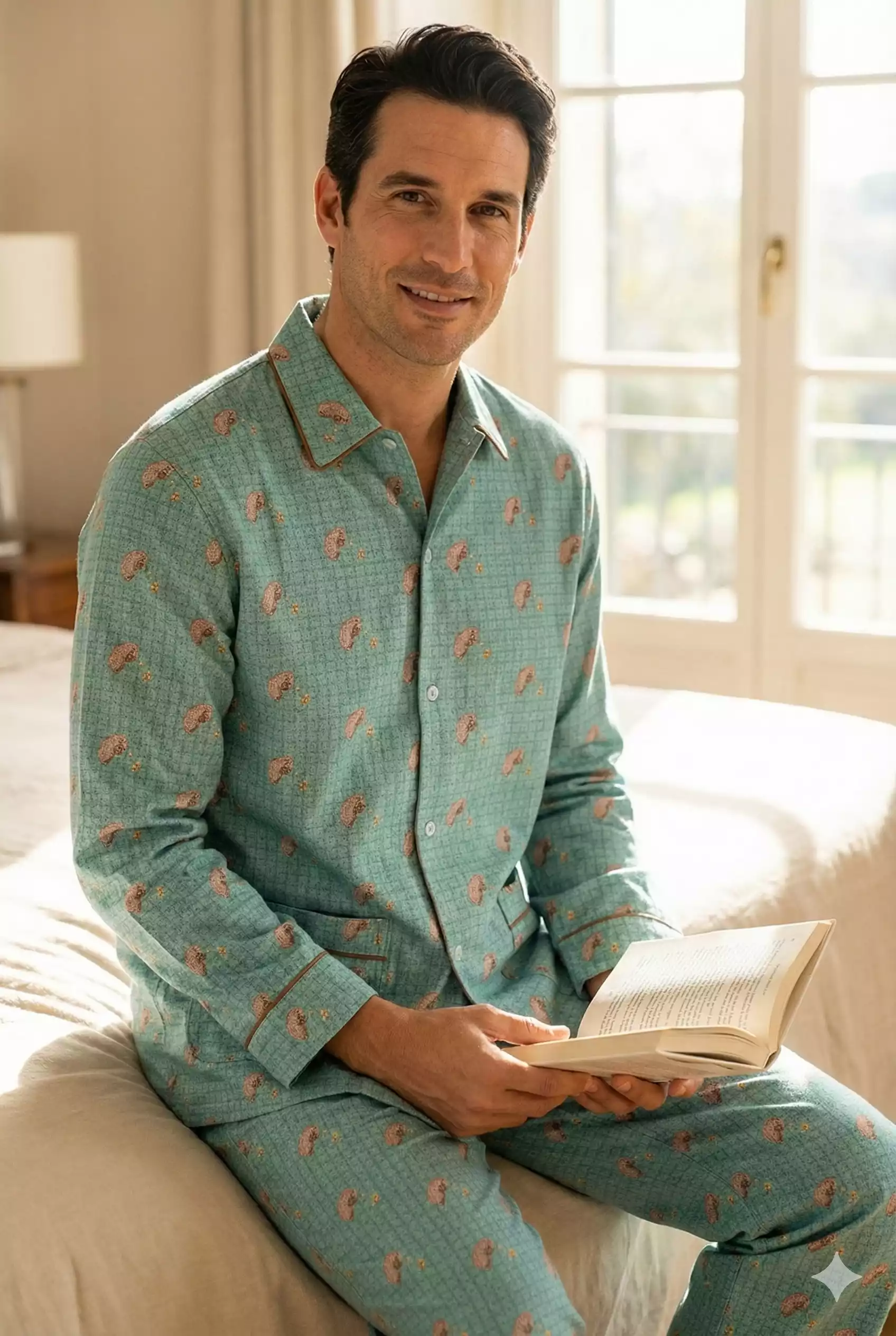 pyjama-homme-en-flanelle-599nwx.webp Pyjamas longs homme Chamallows – Image 1