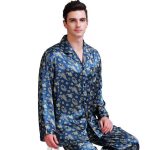Ensemble Pyjama Homme Soie Satin Loungewear R... – Grandado