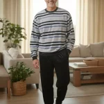 Pyjama Homme Velours Coton Manches Longues | Jack Lingerie