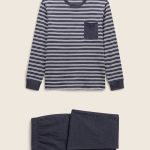Pyjama manches longues homme homme Monoprix