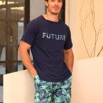 Nieery Pyjama Homme Court Coton été Ensembles de Pyjama Homme Pyjashort Ensemble Pijamas à Manches Courtes Ensemble Court : Amazon.fr: Mode