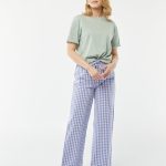 Pantalon large de pyjama BLEU