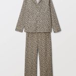Pyjama imprimé léopard en coton BIO GOTS BEIGE CLAIR pour femme MONOPRIX