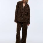 Pyjama imprimé léopard en coton BIO