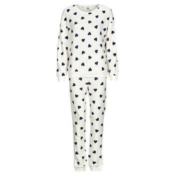 pyjama-petit-bateau-femme-484syl-1.jpg PETIT BATEAU Pyjamas / Chemises de nuit femme Livraison Gratuite | Spartoo – Image 1
