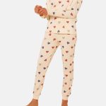 Petit Bateau MOTIF CŒUR Pyjama offwhite/multicolor/écru ZALANDO.FR