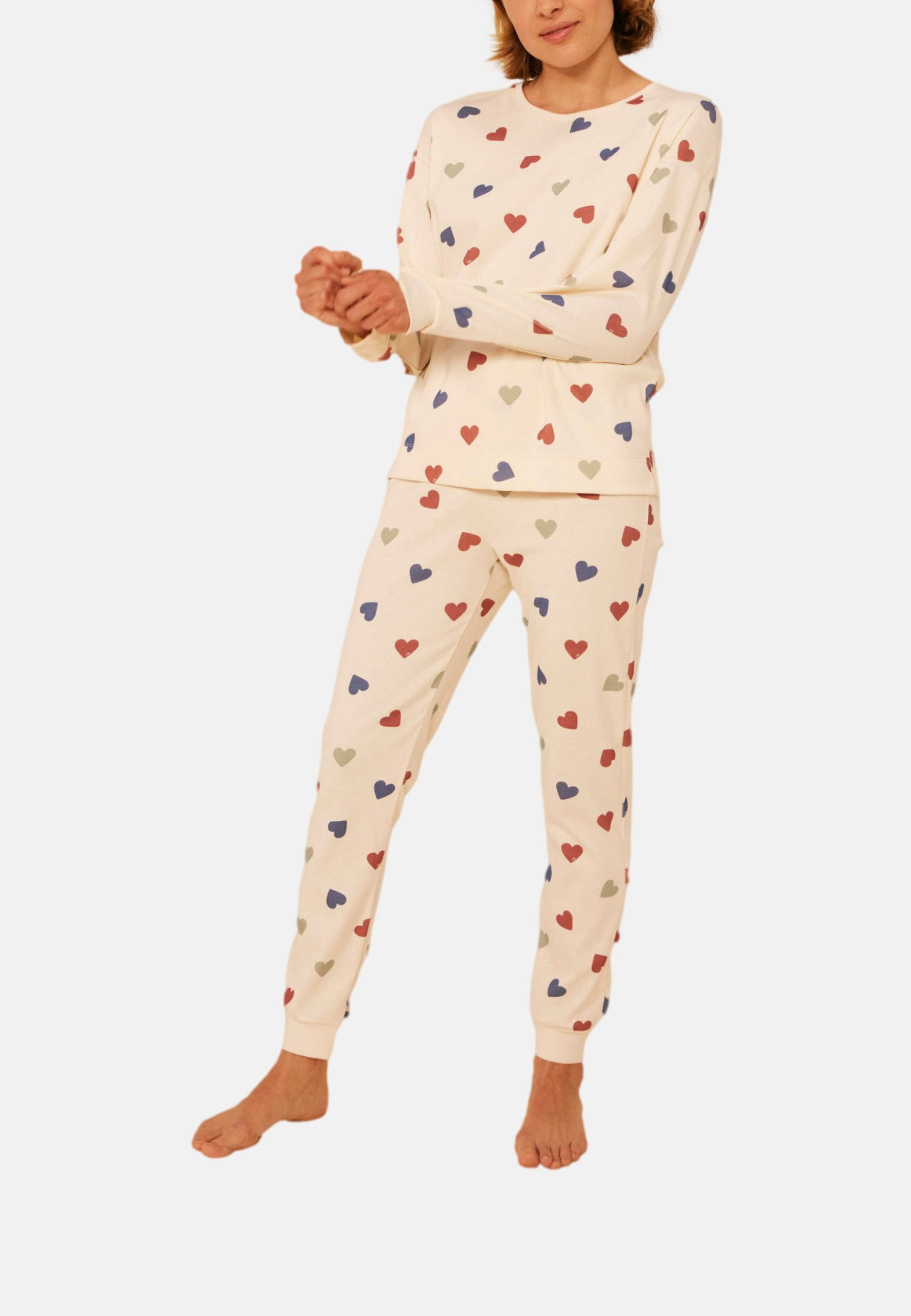pyjama-petit-bateau-femme-877xfm-1.jpg Petit Bateau MOTIF CŒUR Pyjama offwhite/multicolor/écru ZALANDO.FR – Image 1