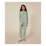 Petit Bateau Ensemble Pyjama Noël Collection Femme  Vert | Smallable