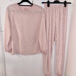 PRIMARK PINK FLORAL FLOWER SUPER SOFT LONG SLEEVE FULL LENGTH PYJAMAS PJS SET XS | eBay