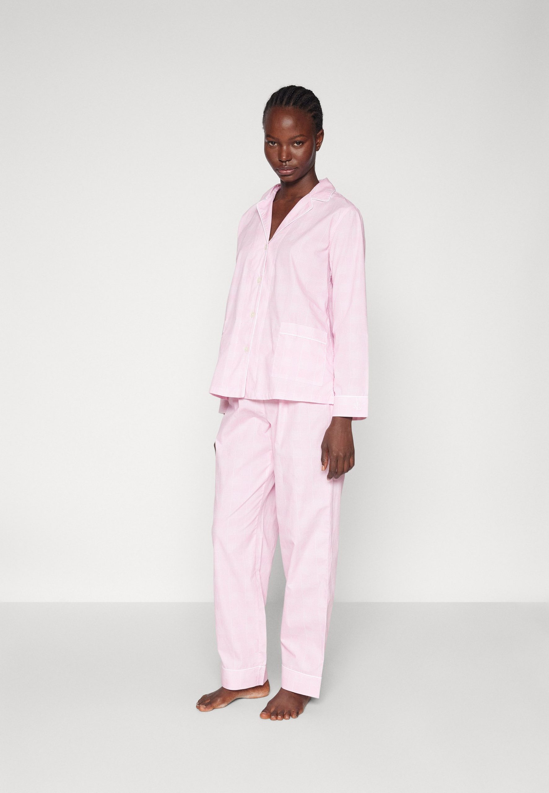 pyjama-rose-529iwq-1.jpg Lauren Ralph Lauren NOTCH COLLAR Pyjama pink/rose ZALANDO – Image 1