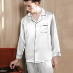 Ensemble de pyjama pour homme en soie lavable – DAISYSILK FR