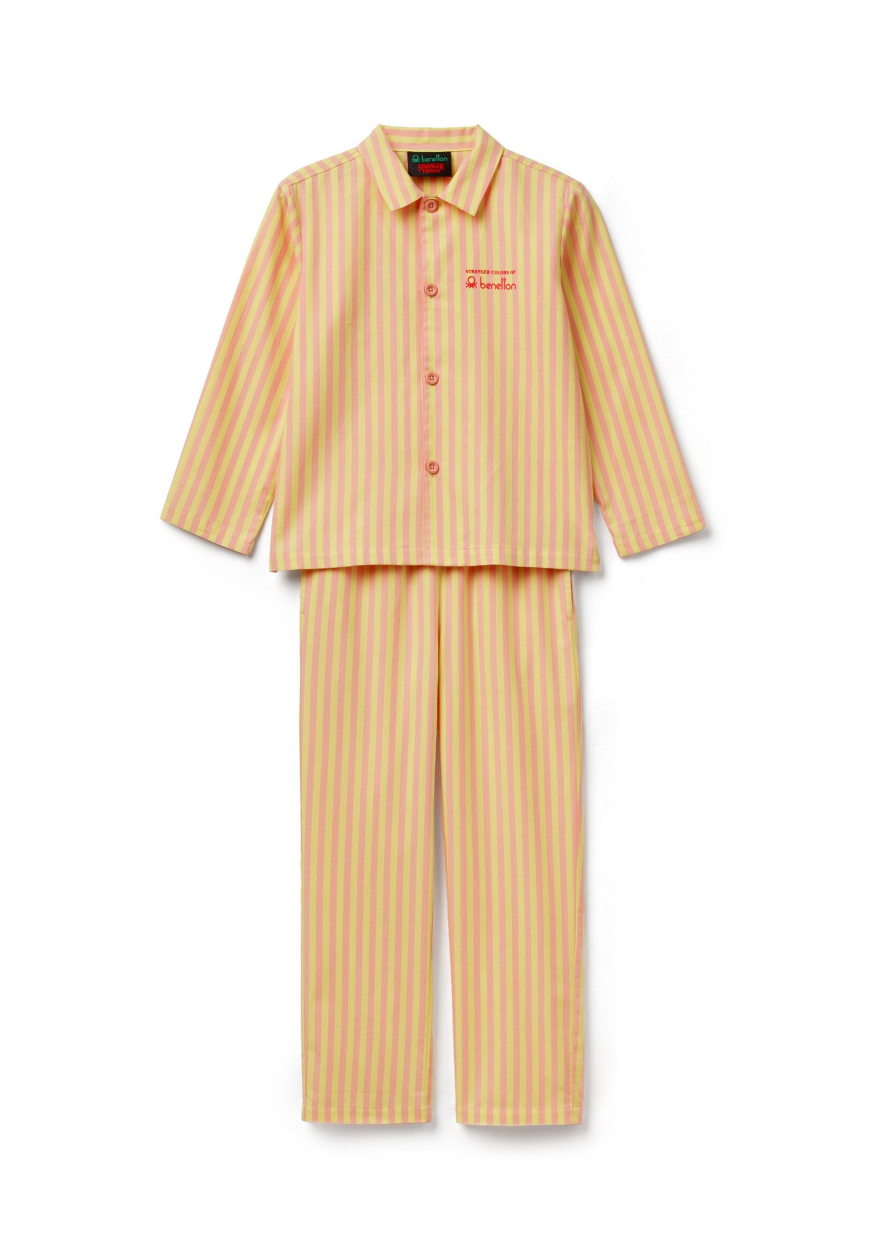 pyjama-stranger-things-136nwf-1.jpg United Colors of Benetton STRANGER THINGS STRIPED SET Pyjama multicolor/multicolore ZALANDO.FR – Image 1
