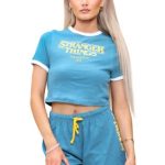 Stranger Things Ladies Pyjamas Set Summer Short Night Wear Loungewear Cotton PJs | eBay