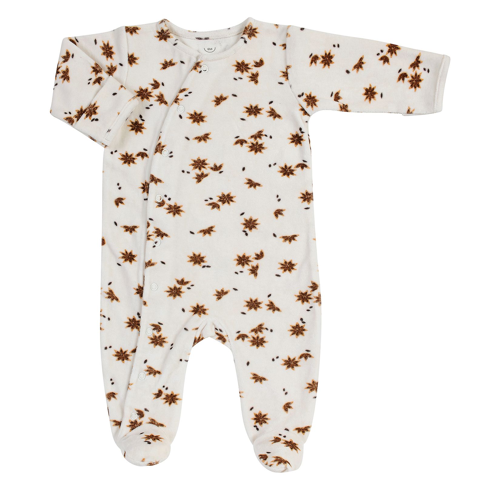 pyjama-velour-bebe-957jvh-1.jpg Pyjama bébé en velours / Star anise – Image 1