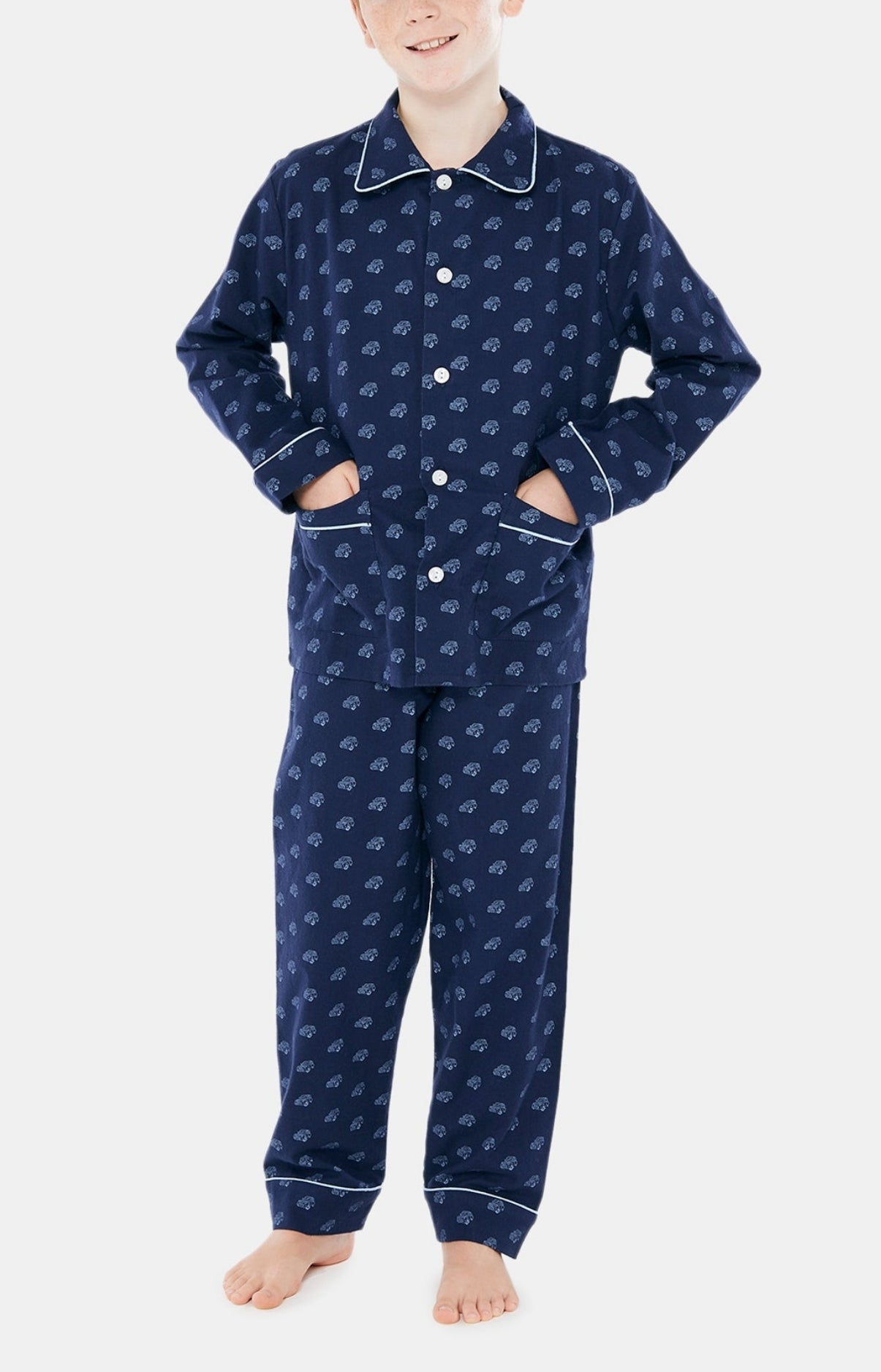 pyjamas-garcon-608ybd-1.jpg Pyjama Enfant boutonné 2CV – Image 1